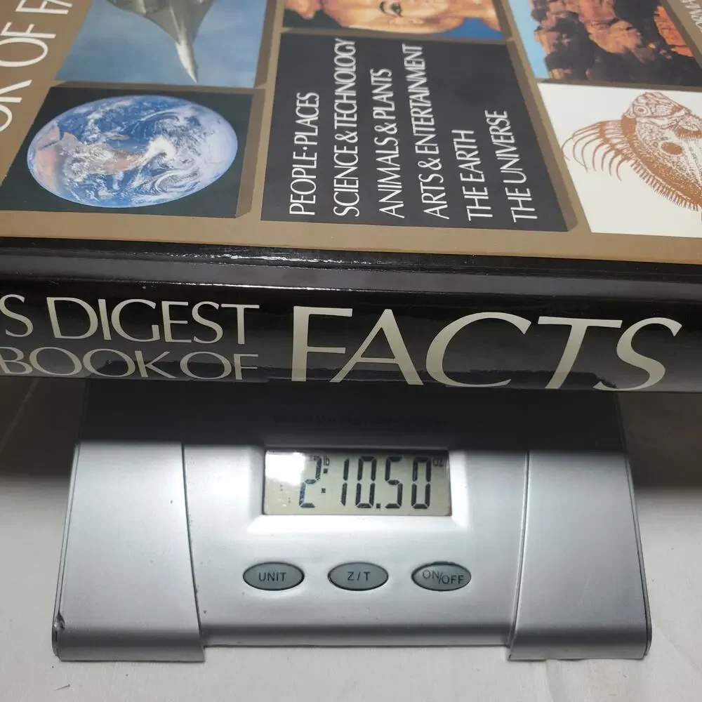 Readers Digest Book of Facts Essential & Intriguing Information 1987 HC Vtg